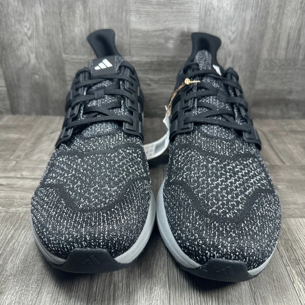 Adidas Ultradream DNA Mens 14 Black Grey Knit Running Shoes NEW JP7690